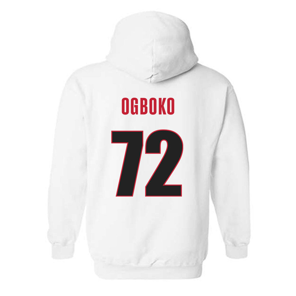 Georgia - NCAA Football : Ekene Ogboko - Classic Shersey Hooded Sweatshirt-1
