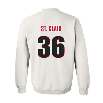 Georgia - NCAA Football : Jackson St. Clair - Classic Shersey Crewneck Sweatshirt-1