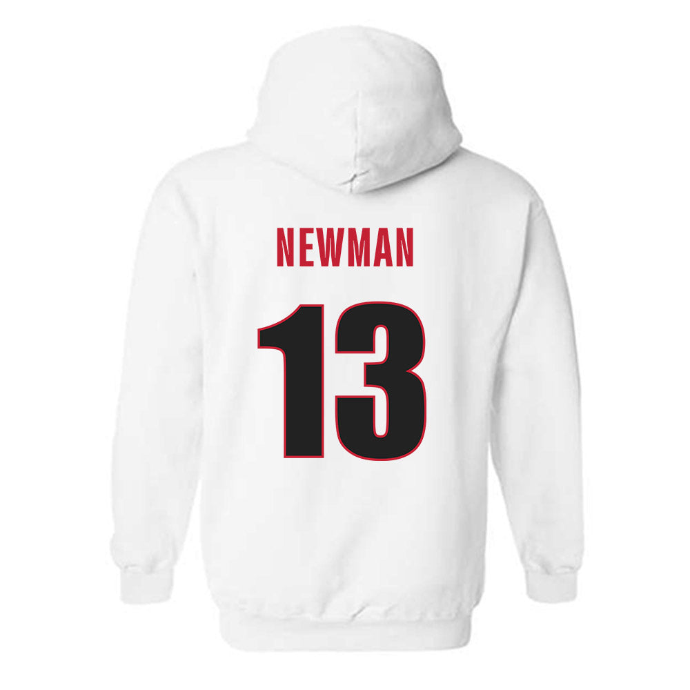 Georgia - NCAA Baseball : Scott Newman - Classic Shersey Hooded Sweatshirt-1