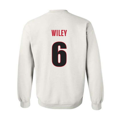 Georgia - NCAA Football : CJ Wiley - Classic Shersey Crewneck Sweatshirt-1