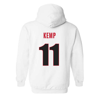 Georgia - NCAA Women's Volleyball : Kendal Kemp - Classic Shersey Hooded Sweatshirt-1