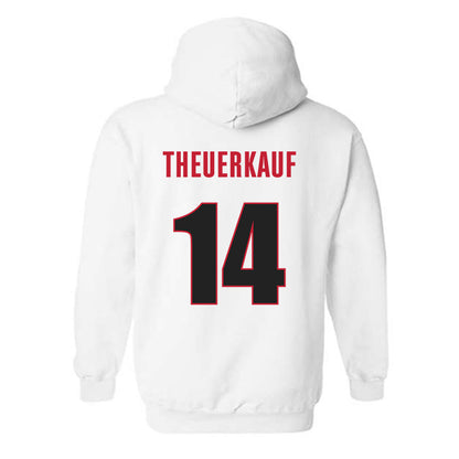 Georgia - NCAA Women's Basketball : Rylie Theuerkauf - Classic Shersey Hooded Sweatshirt-1