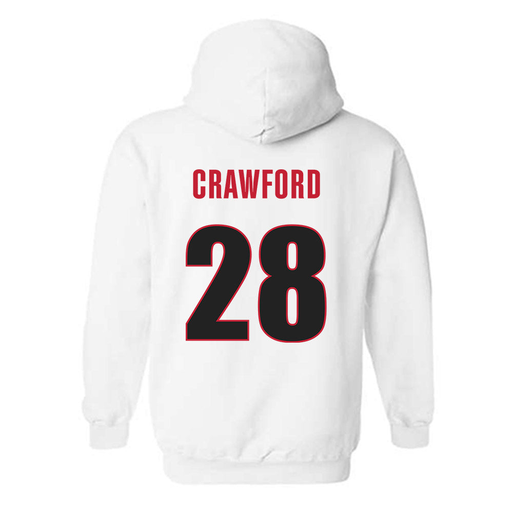Georgia - NCAA Women's Soccer : London Crawford - Classic Shersey Hooded Sweatshirt-1