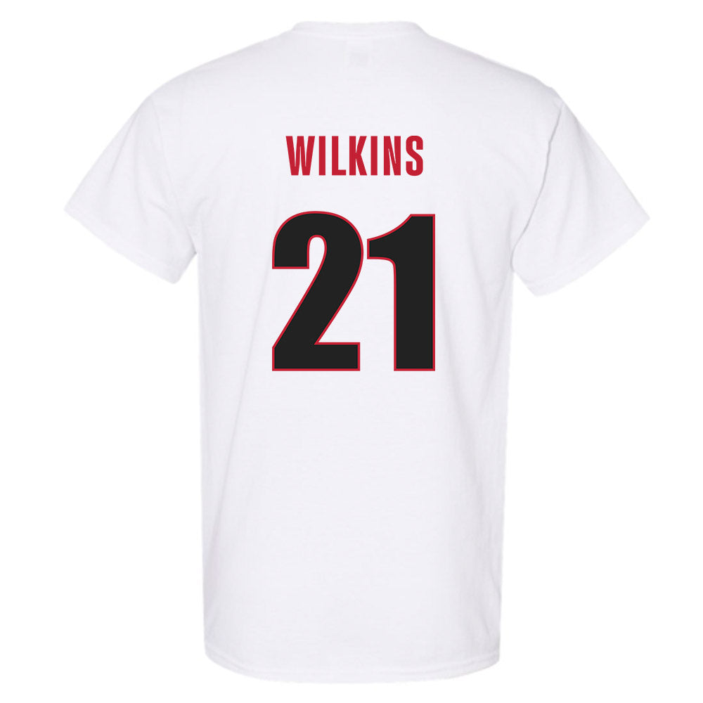 Georgia - NCAA Men's Basketball : Jake Wilkins - Classic Shersey T-Shirt-1
