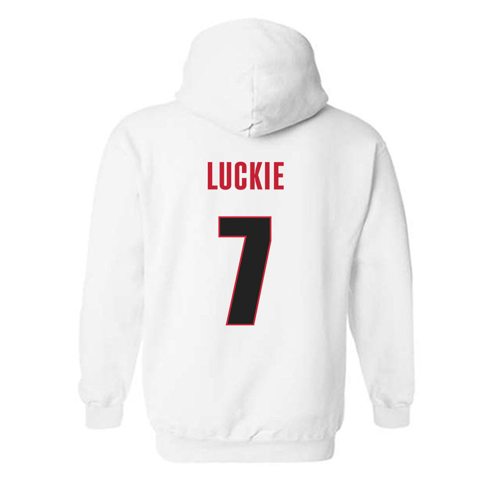 Georgia - NCAA Football : Lawson Luckie - Classic Shersey Hooded Sweatshirt-1