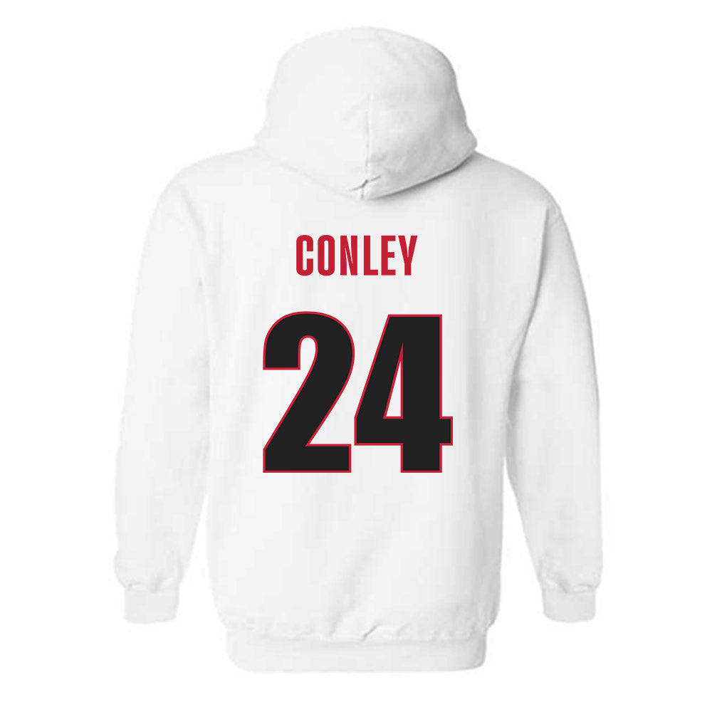 Georgia - NCAA Football : Braylon Conley - Classic Shersey Hooded Sweatshirt-1
