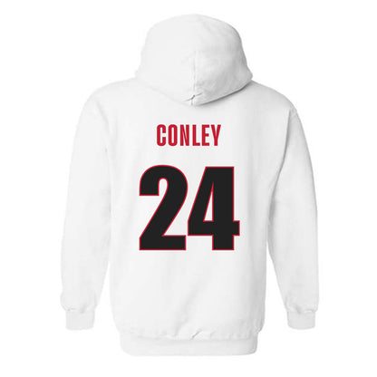 Georgia - NCAA Football : Braylon Conley - Classic Shersey Hooded Sweatshirt-1