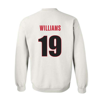 Georgia - NCAA Football : Justin Williams - Classic Shersey Crewneck Sweatshirt-1