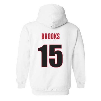 Georgia - NCAA Football : Khamari Brooks - Classic Shersey Hooded Sweatshirt-1