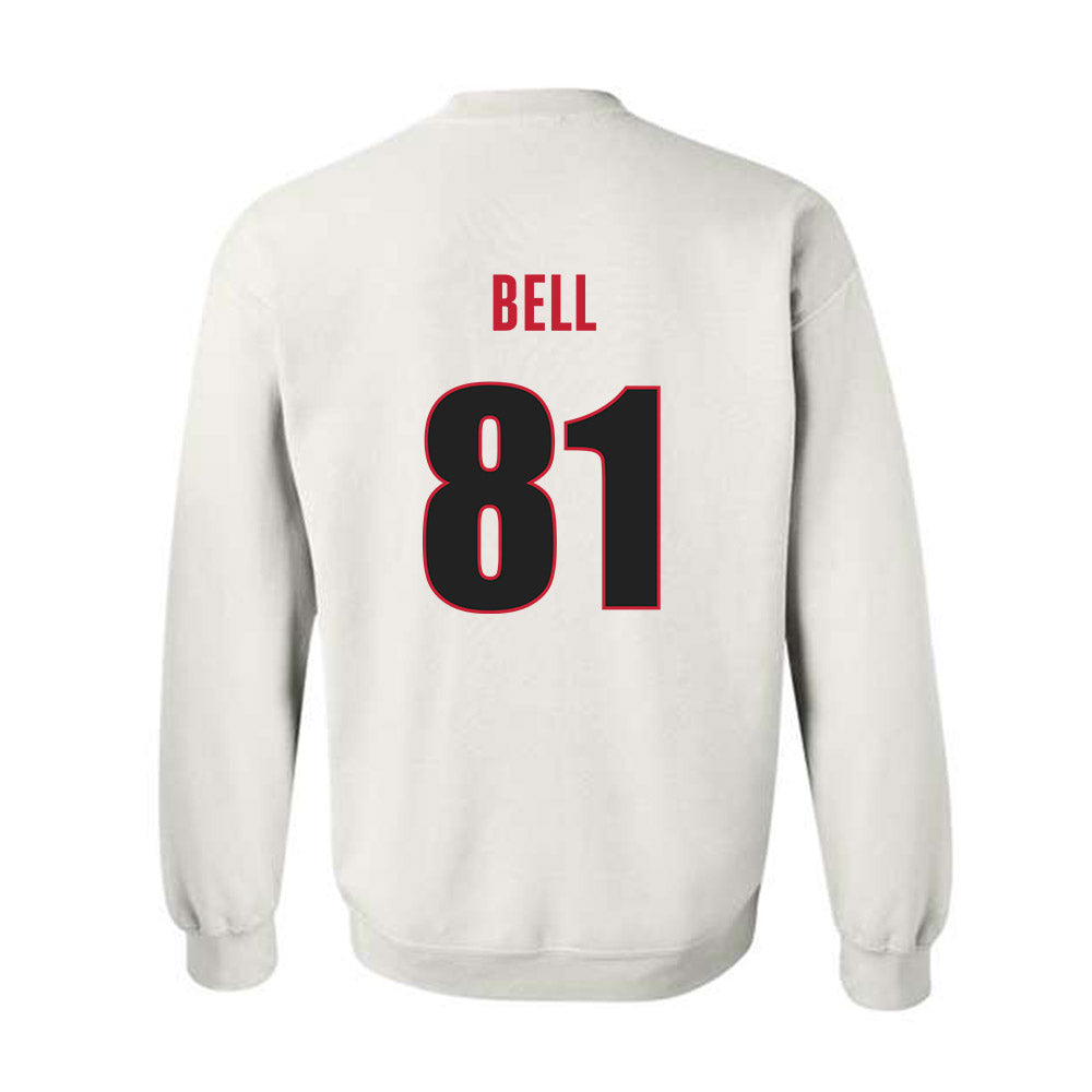 Georgia - NCAA Football : Jeremy Bell - Classic Shersey Crewneck Sweatshirt-1