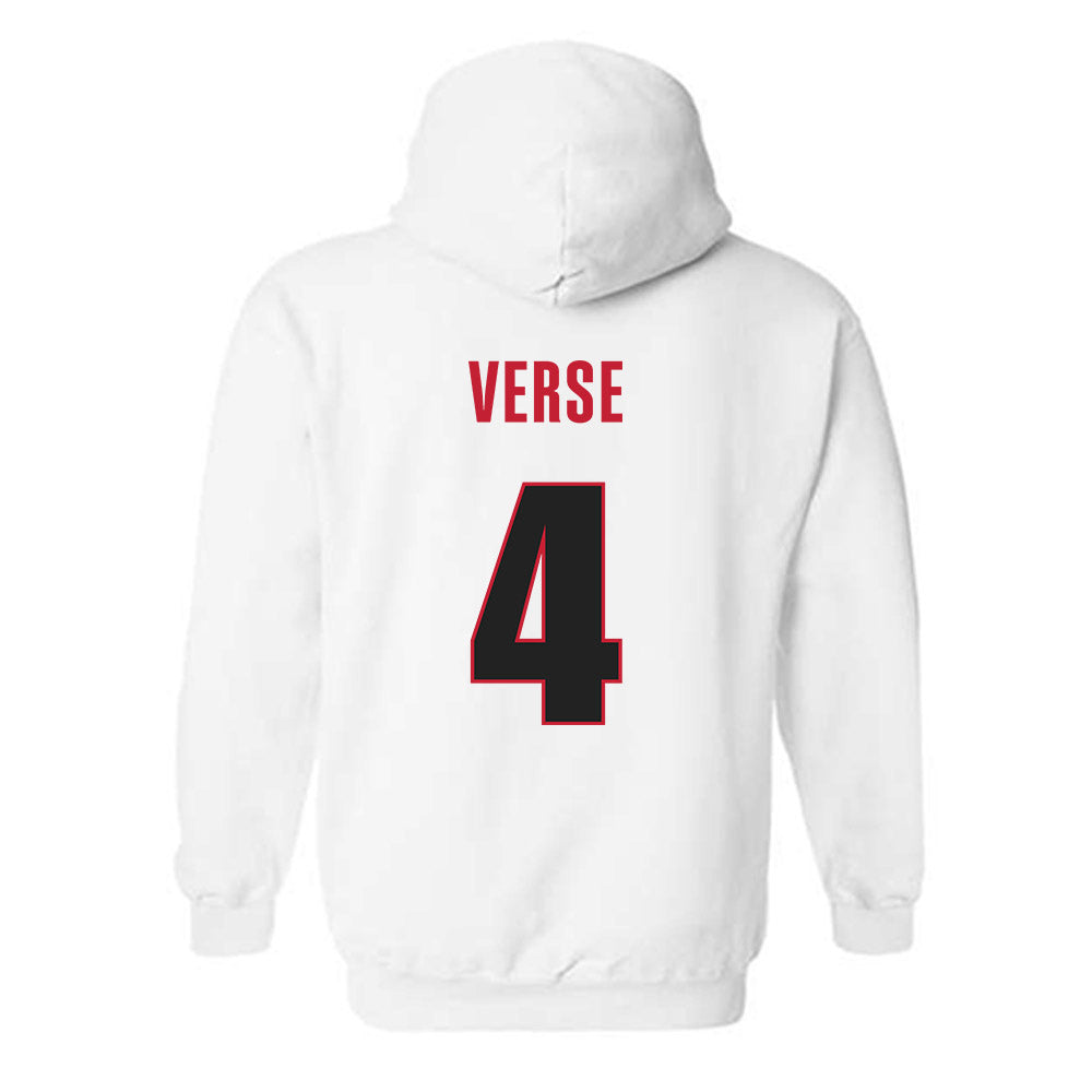 Georgia - NCAA Women's Basketball : Miyah Verse - Classic Shersey Hooded Sweatshirt-1