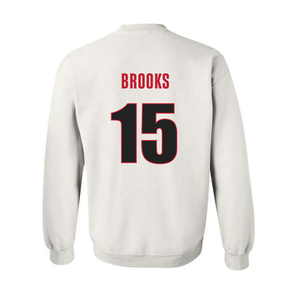 Georgia - NCAA Football : Khamari Brooks - Classic Shersey Crewneck Sweatshirt-1
