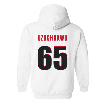 Georgia - NCAA Football : Dennis Uzochukwu - Classic Shersey Hooded Sweatshirt-1