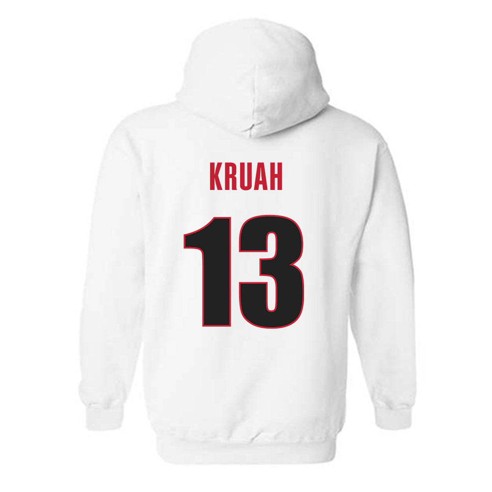 Georgia - NCAA Football : AJ Kruah - Classic Shersey Hooded Sweatshirt-1