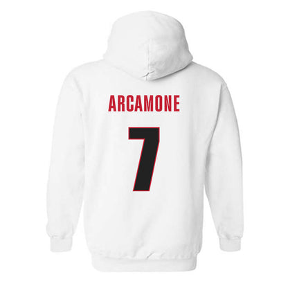 Georgia - NCAA Baseball : Jack Arcamone - Classic Shersey Hooded Sweatshirt-1