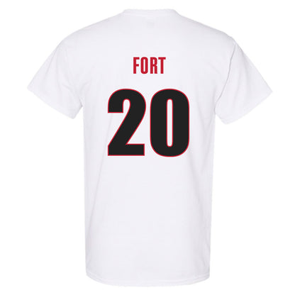 Georgia - NCAA Football : Zech Fort - Classic Shersey T-Shirt-1