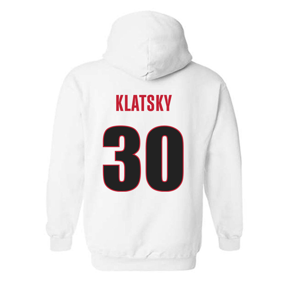 Georgia - NCAA Men's Basketball : Brandon Klatsky - Classic Shersey Hooded Sweatshirt-1