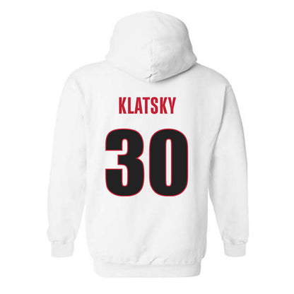 Georgia - NCAA Men's Basketball : Brandon Klatsky - Classic Shersey Hooded Sweatshirt-1