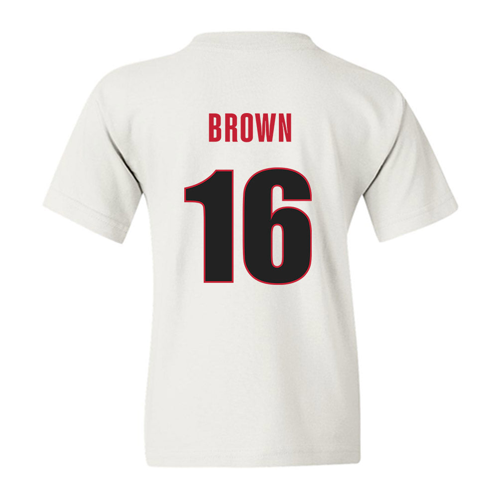 Georgia - NCAA Baseball : Zachary Brown - Classic Shersey Youth T-Shirt-1
