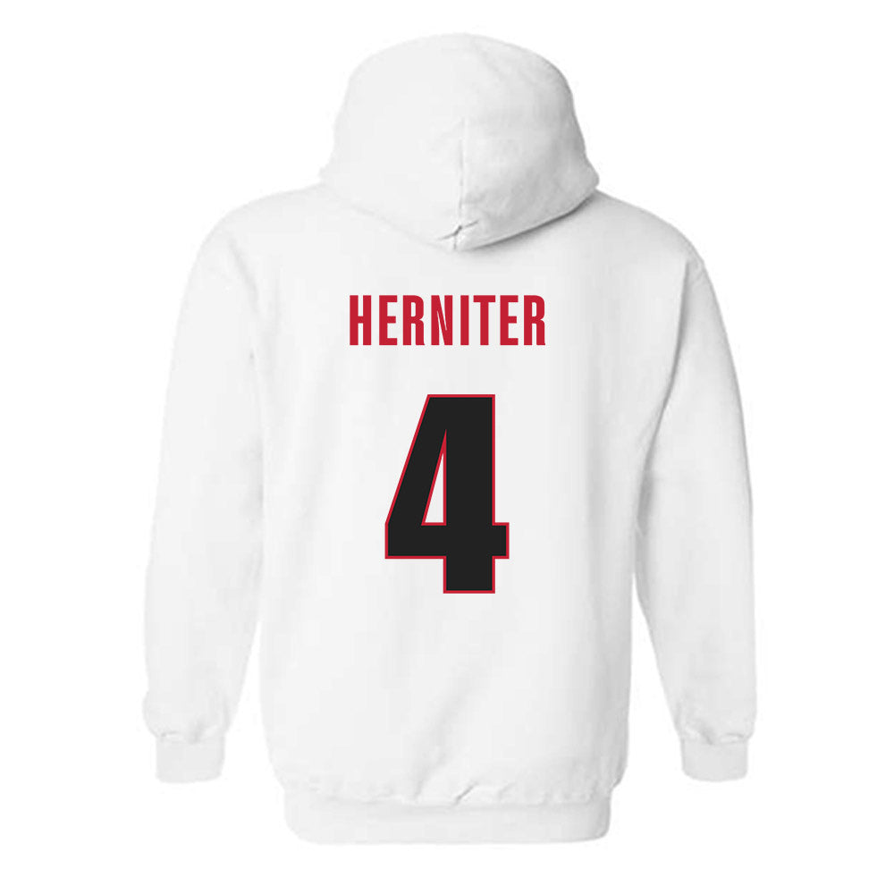 Georgia - NCAA Women's Soccer : Madeline Herniter - Classic Shersey Hooded Sweatshirt-1