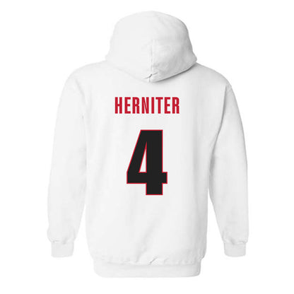 Georgia - NCAA Women's Soccer : Madeline Herniter - Classic Shersey Hooded Sweatshirt-1