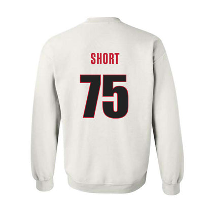 Georgia - NCAA Football : Mason Short - Classic Shersey Crewneck Sweatshirt-1