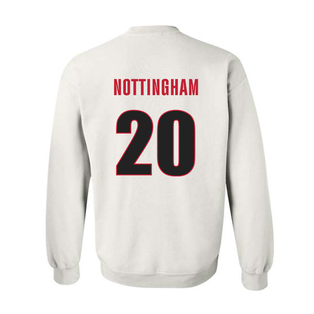 Georgia - NCAA Baseball : Joe Nottingham - Classic Shersey Crewneck Sweatshirt-1