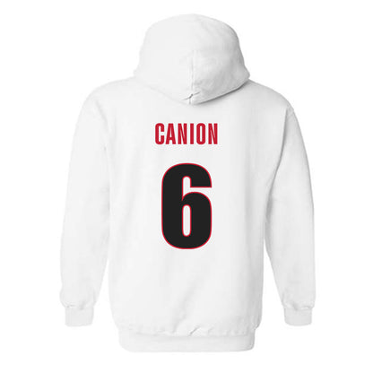 Georgia - NCAA Football : Isiah Canion - Classic Shersey Hooded Sweatshirt-1