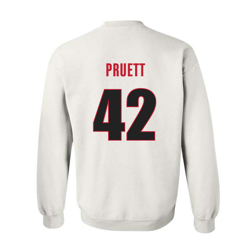 Georgia - NCAA Baseball : Brad Pruett - Classic Shersey Crewneck Sweatshirt-1