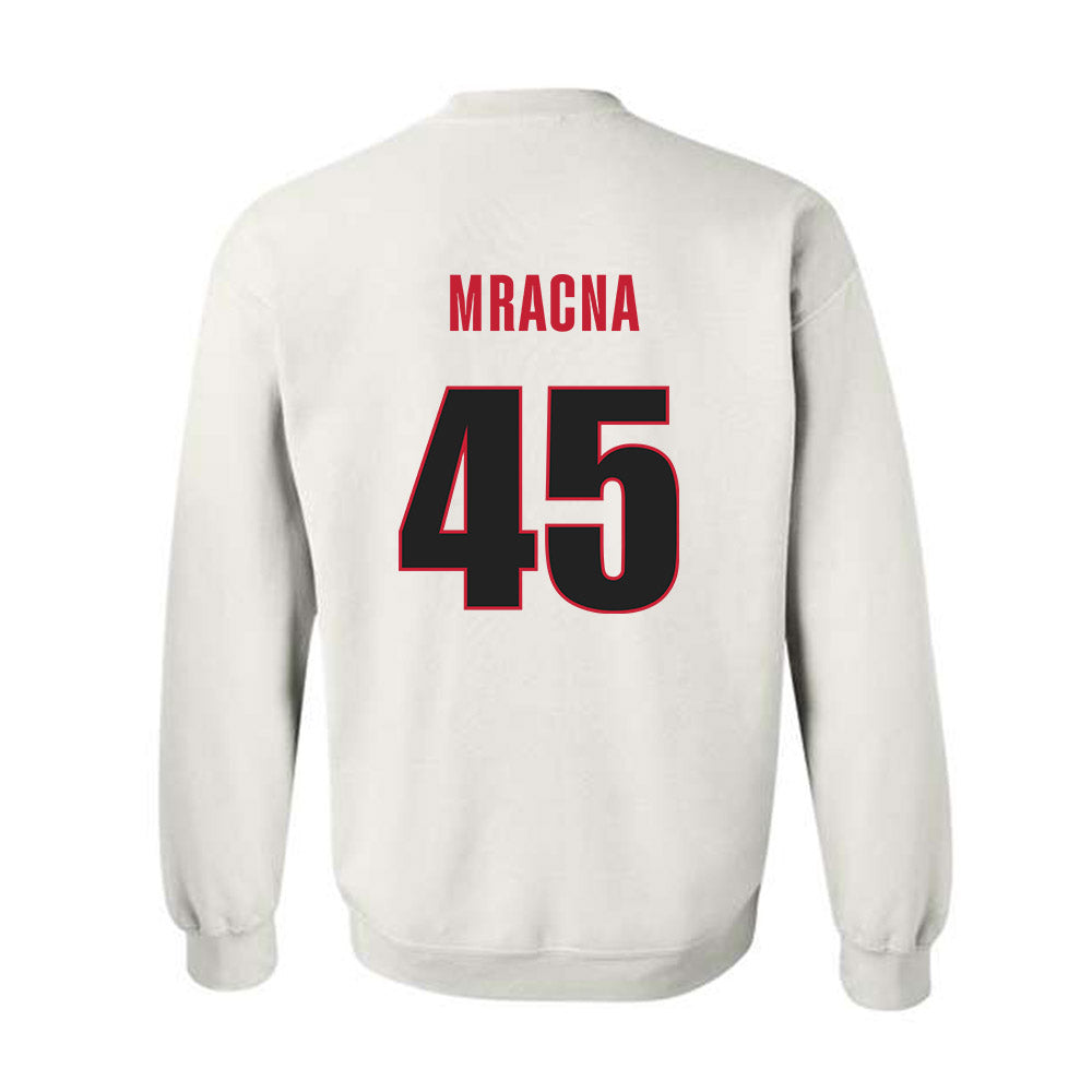 Georgia - NCAA Baseball : Christian Mracna - Classic Shersey Crewneck Sweatshirt-1
