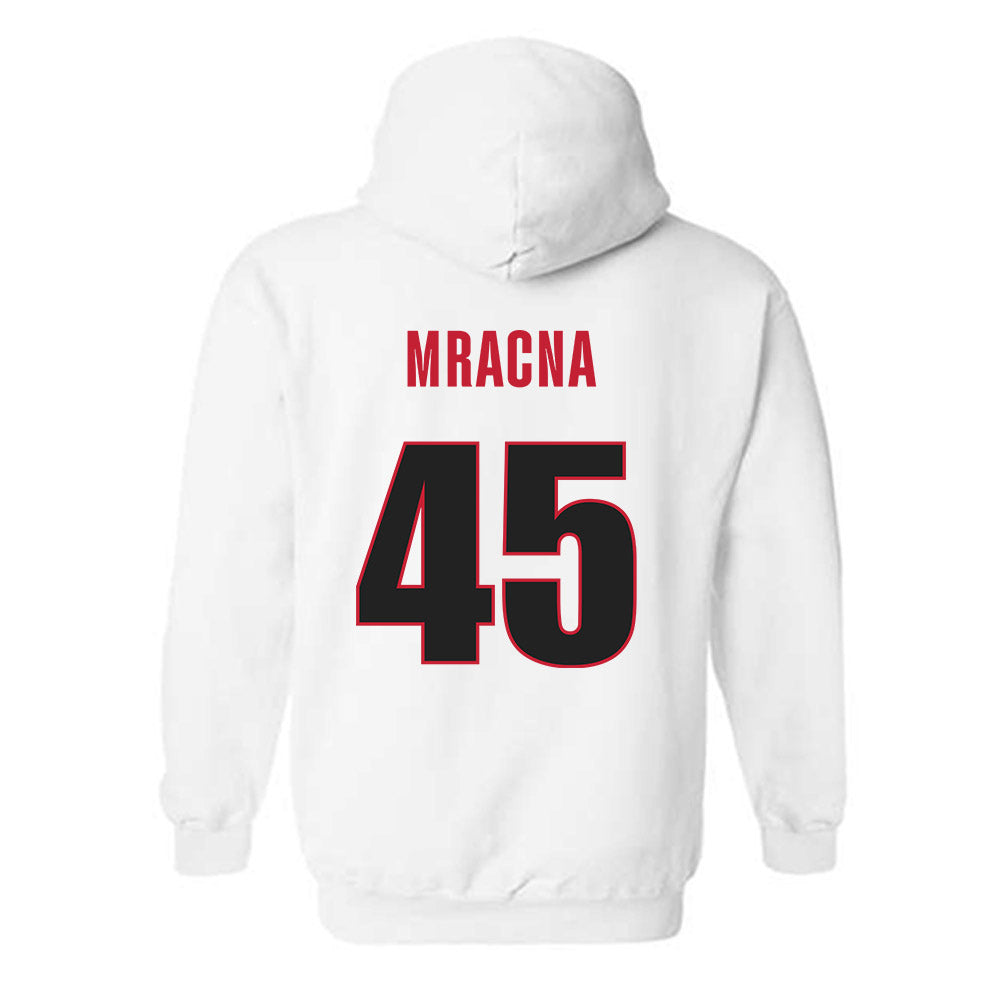Georgia - NCAA Baseball : Christian Mracna - Classic Shersey Hooded Sweatshirt-1
