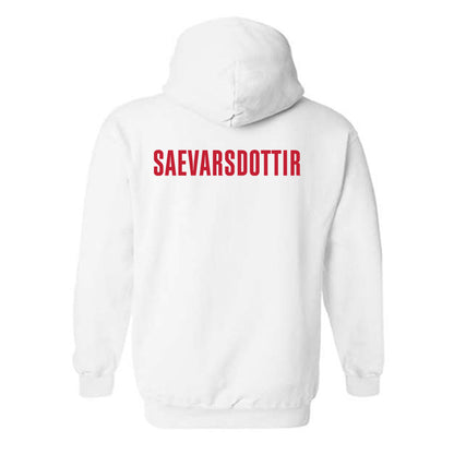 Georgia - NCAA Women's Track & Field : Isold Saevarsdottir - Classic Shersey Hooded Sweatshirt-1