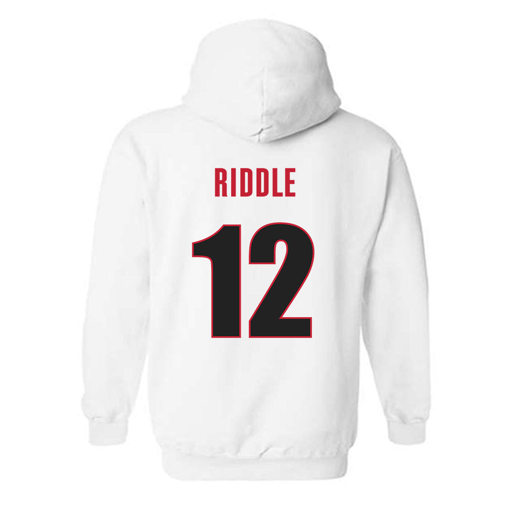 Georgia - NCAA Football : Ja Marley Riddle - Classic Shersey Hooded Sweatshirt-1