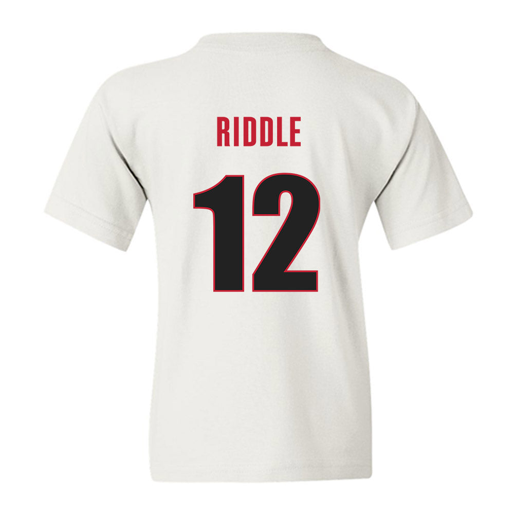 Georgia - NCAA Football : JaMarley Riddle - Classic Shersey Youth T-Shirt-1