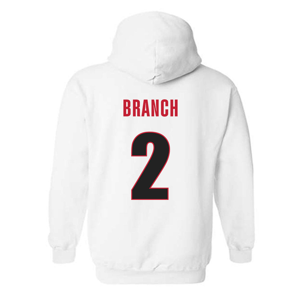 Georgia - NCAA Football : Zion Branch - Classic Shersey Hooded Sweatshirt-1
