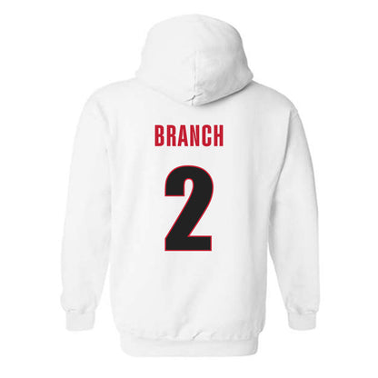 Georgia - NCAA Football : Zion Branch - Classic Shersey Hooded Sweatshirt-1