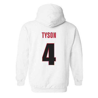 Georgia - NCAA Women's Volleyball : Kaiya Tyson - Classic Shersey Hooded Sweatshirt-1