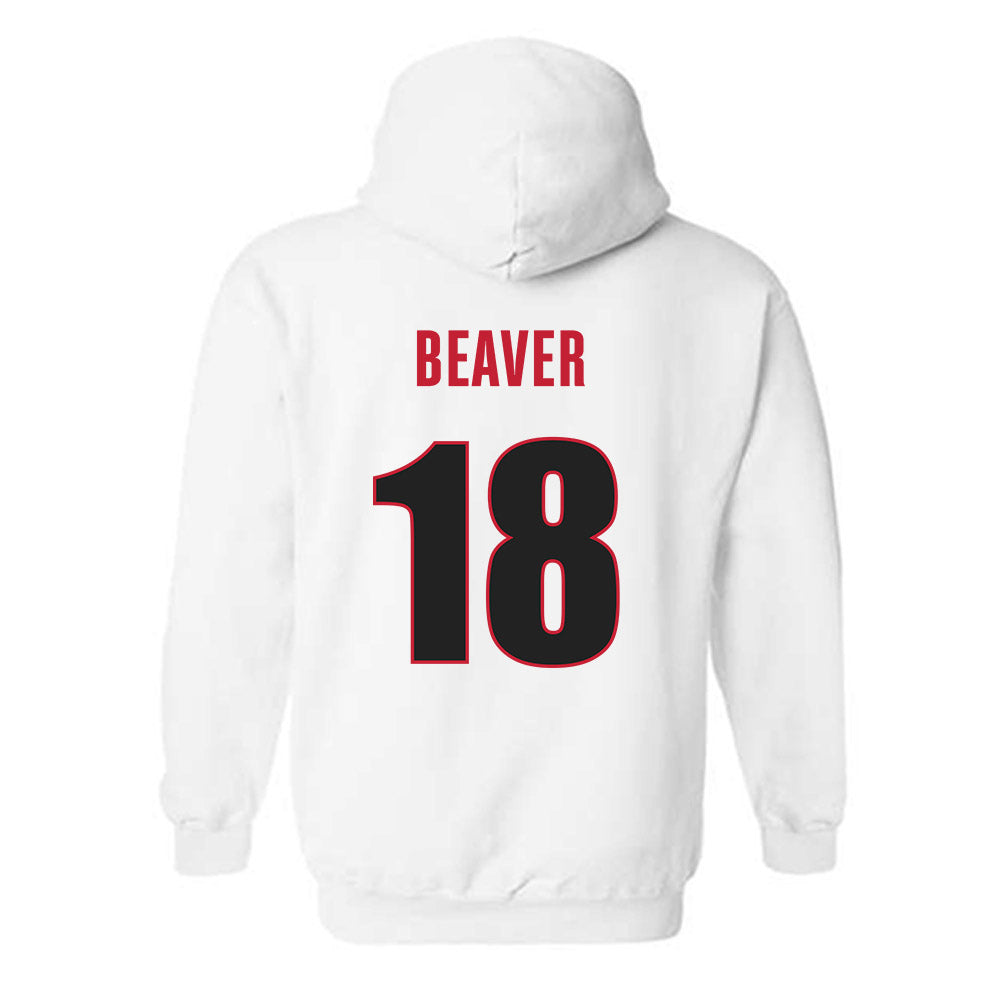 Georgia - NCAA Football : Bryson Beaver - Classic Shersey Hooded Sweatshirt-1