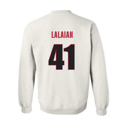 Georgia - NCAA Football : David Lalaian - Classic Shersey Crewneck Sweatshirt-1