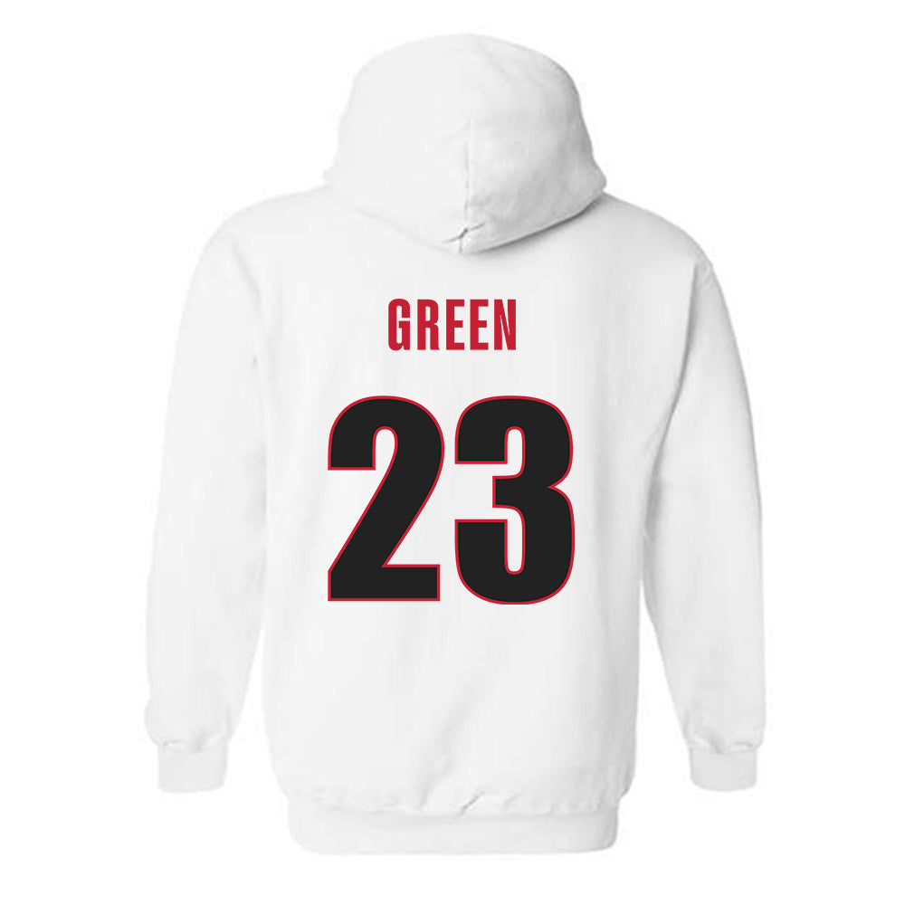Georgia - NCAA Football : Tyriq Green - Classic Shersey Hooded Sweatshirt-1