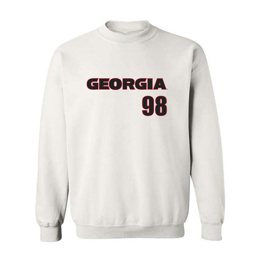 Georgia - NCAA Football : Connor Ferguson - Classic Shersey Crewneck Sweatshirt-0