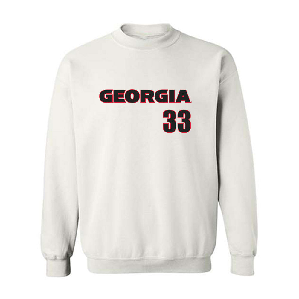 Georgia - NCAA Baseball : Jackson Peavy - Classic Shersey Crewneck Sweatshirt-0