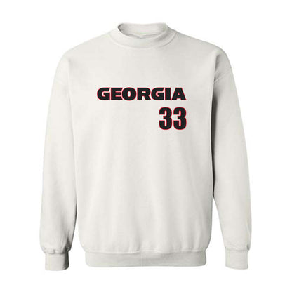 Georgia - NCAA Baseball : Jackson Peavy - Classic Shersey Crewneck Sweatshirt-0