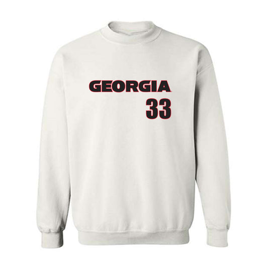 Georgia - NCAA Baseball : Jackson Peavy - Classic Shersey Crewneck Sweatshirt-0