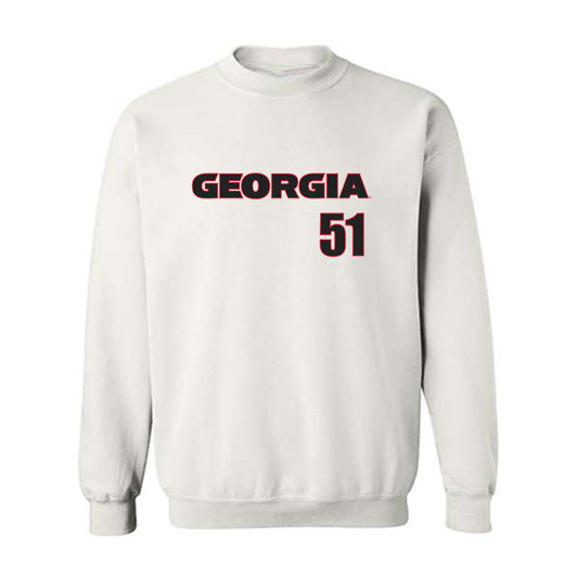 Georgia - NCAA Football : Malachi Toliver - Classic Shersey Crewneck Sweatshirt-0