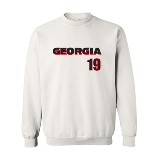 Georgia - NCAA Football : Justin Williams - Classic Shersey Crewneck Sweatshirt-0