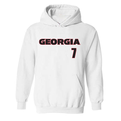 Georgia - NCAA Baseball : Jack Arcamone - Classic Shersey Hooded Sweatshirt-0
