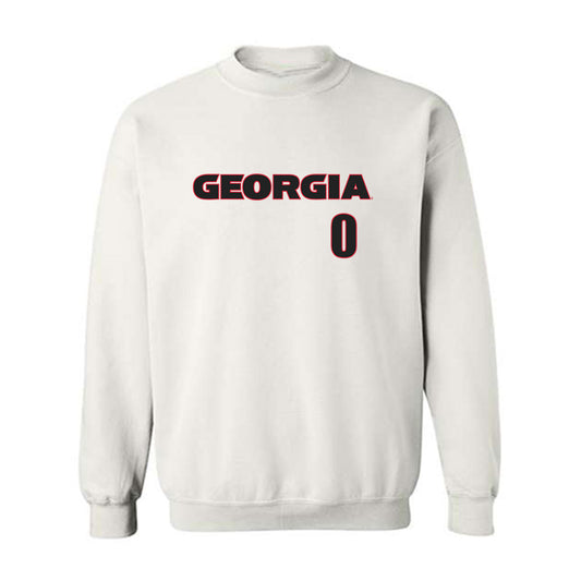 Georgia - NCAA Football : Gabe Harris Jr. - Classic Shersey Crewneck Sweatshirt-0