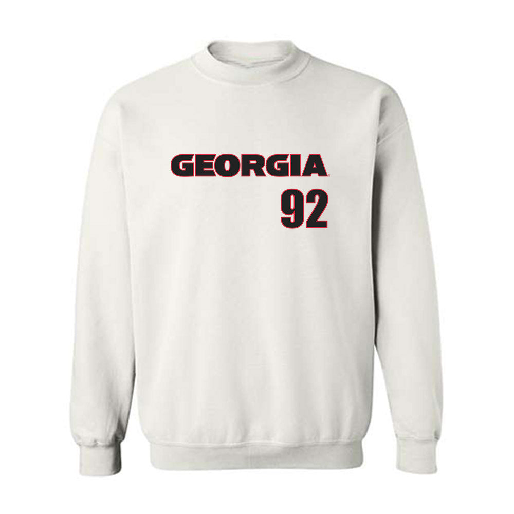 Georgia - NCAA Football : Preston Carey - Classic Shersey Crewneck Sweatshirt-0