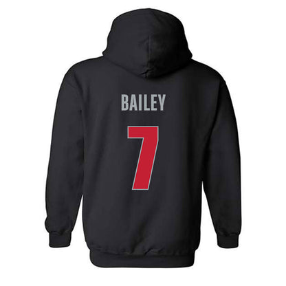 Georgia - NCAA Men's Basketball : Justin Bailey - Classic Shersey Hooded Sweatshirt-1